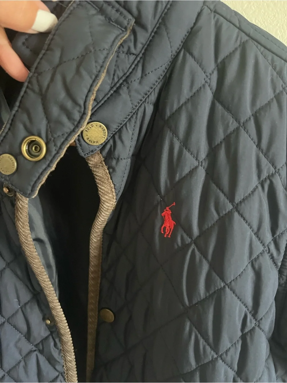 Ralph Lauren kids Quilted Navy Jacket